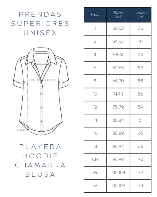 Blusa Gala Niñas - Montessori