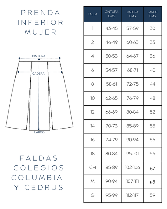 Falda Escocesa - Cedrus