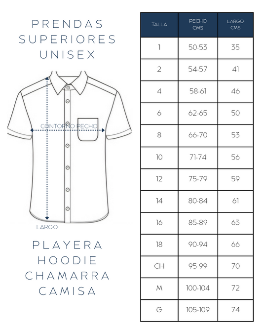 Camisa Gala Niños - Montessori